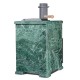 Чугунная банная печь Гроза 18 (М) в комплекте с облицовкой Классика из натурального камня Змеевик до 18 м³